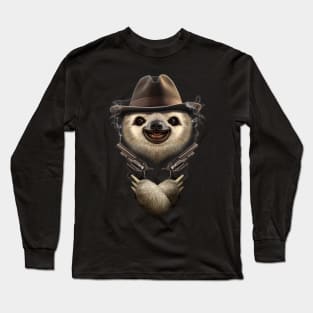 SLOTH COWBOY Long Sleeve T-Shirt